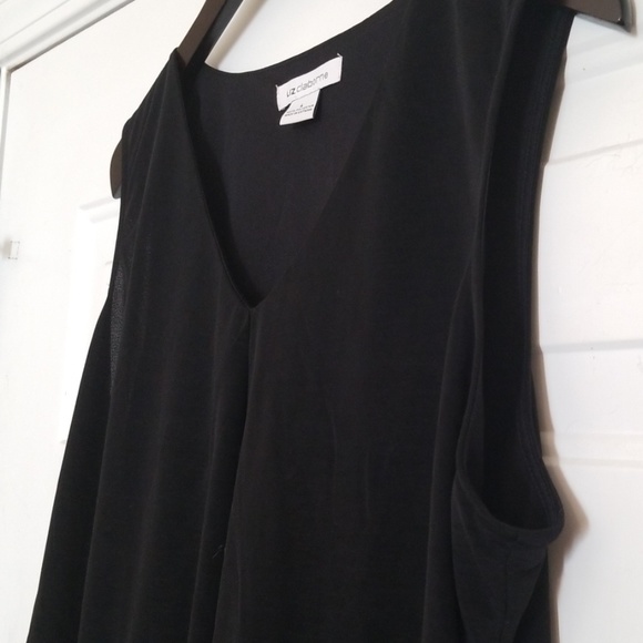 Liz Claiborne Black Sleeveless Tank - Picture 2 of 3